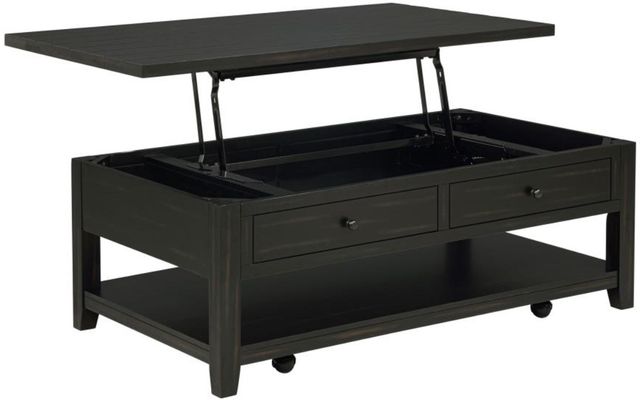 Coaster® Payne Distressed Java Lift Top Coffee Table-1