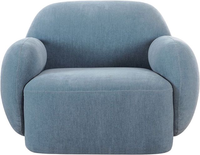 Moe's Home Collection Hazel Light Blue Lounge Chair -1