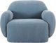 Moe's Home Collection Hazel Light Blue Lounge Chair -1