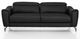 VIG Furniture Divani Casa Danis Black Leather Sofa-0