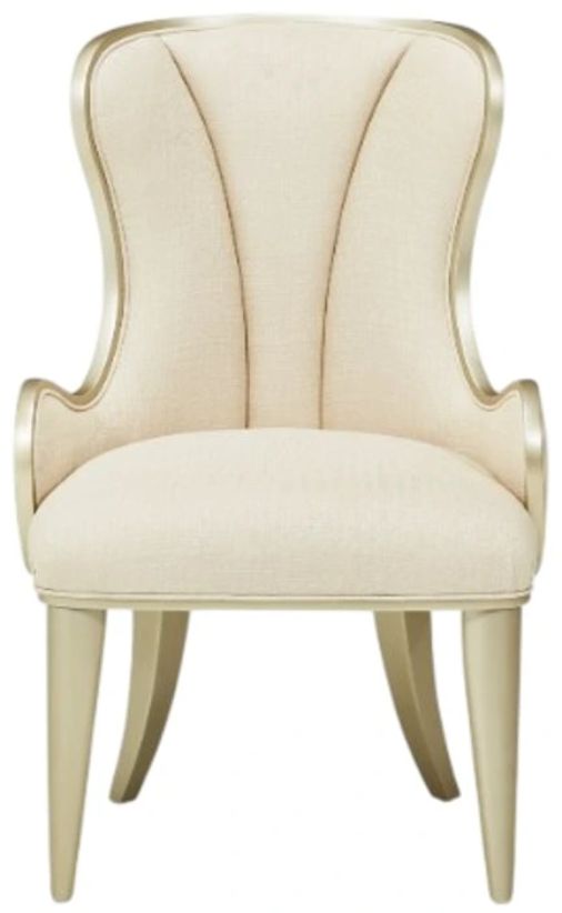 Michael Amini® Villa Cherie Chardonnay/Porcini Desk Chair-2