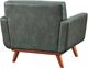 TOV Furniture Lyon Smoke Grey Leather Chair-2