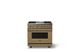 Viking® 5 Series 36" Golden Hour Pro Style Dual Fuel (NG) Range with Brushed Brass Trim-0