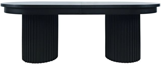 Jofran Inc. Auden Black 101" Double Pedestal Dining Table-1