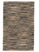 A & B Home Brown 5'x8' Rug with Loop Shuttle Weave Durrie-0