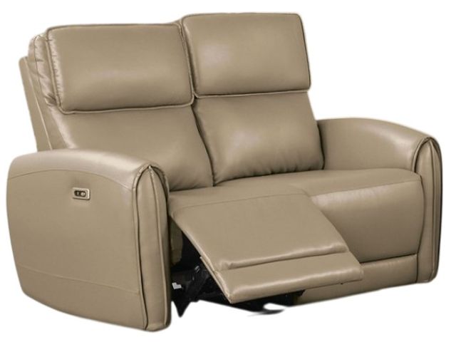 Furniture of America® Schlieren Beige Power Reclining Loveseat-0