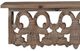 A & B Home Thayne Brown Small Wall Shelf-1