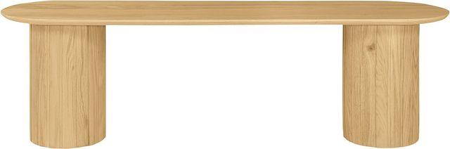 Moe's Home Collection Povera Natural Oak Dining Bench-2