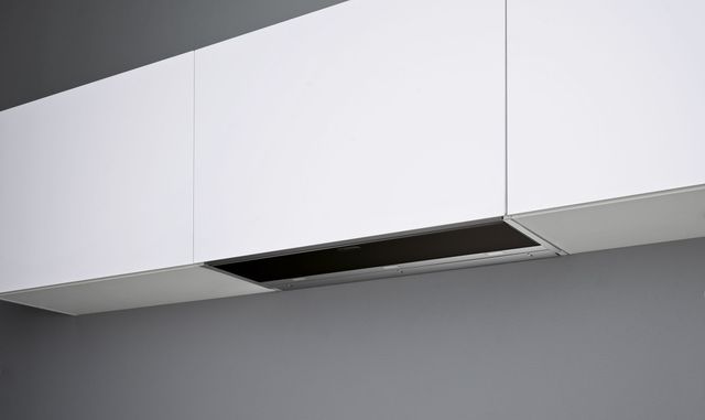 Falmec Move 30" Scotch Brite Stainless Steel with Black Tempered Glass Under Cabinet Range Hood-0