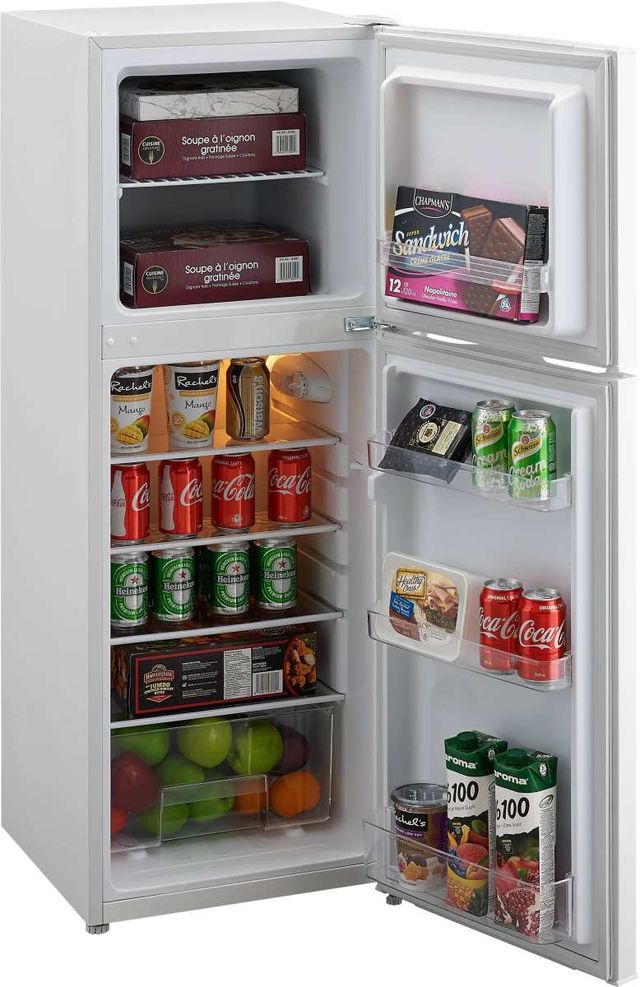 Marathon Appliances Deluxe 4.8 Cu. Ft. White Counter Depth Top Freezer Refrigerator -3