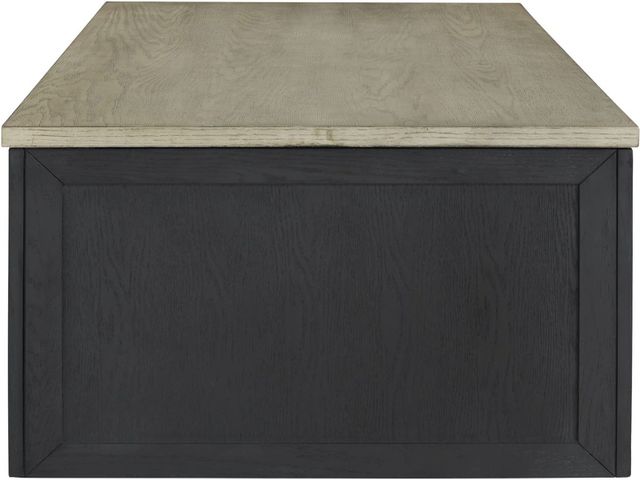 Signature Design by Ashley® Foyland Brown Lift-Top Coffee Table with Black Base -3
