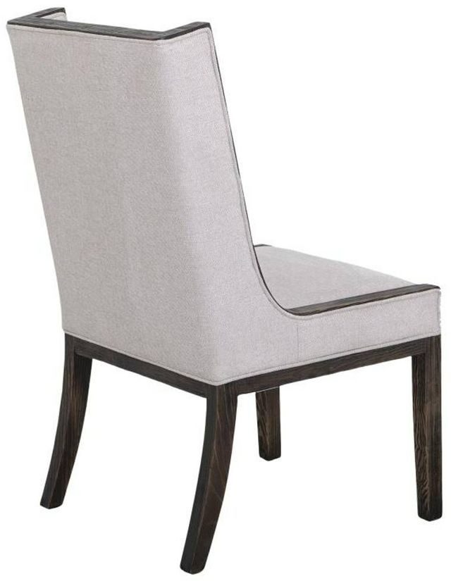International Furniture Direct Balam Ivory-Stained Dark Side Chair-4