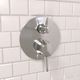Hansgrohe Ecostat Classic Chrome Round Pressure Balance Trim-1