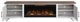 Legends Home Real Cozy Liberty Bourbon/Jasmine White 95" Fireplace Console-4