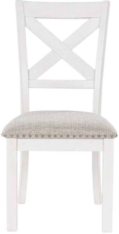 Signature Design by Ashley® Robbinsdale Antique White/Light Gray Dining Side Chair-1