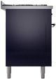 Ilve® Nostalgie II Series 60" Midnight Blue Pro Style Dual Fuel Range-2