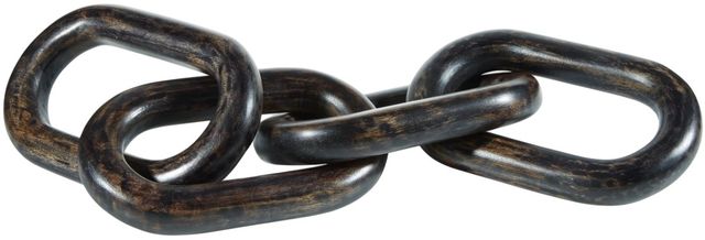 Signature Design by Ashley® Mardelby Distressed Black Sculpture-0