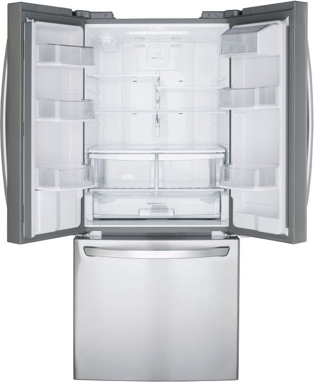 LG 30 in. 21.8 Cu. Ft. Stainless Steel French Door Refrigerator-3