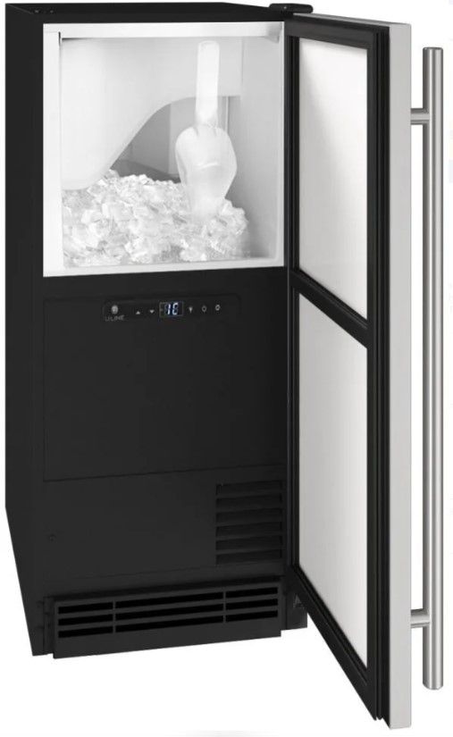 U-Line® 15" Clear Cube Ice Maker with 55 lbs. Daily Production-1