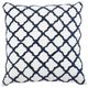 A & B Home Moorish Blue/White Throw Pillow-0
