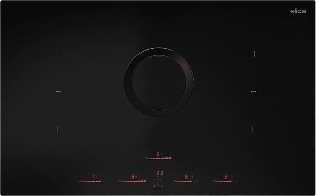 Elica NikolaTesla Invert 36” Black Scratch-Proof Downdraft Induction Cooktop-0