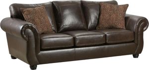 A & W Custom Furniture Davenport Walnut Sofa
