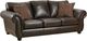 A & W Custom Furniture Davenport Walnut Sofa-0