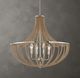 Uttermost® Lovelock Brown/Nickel 4-Light Pendant-1