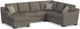 Charisma™ Cypress Silver Stationary Sectional-0