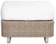 Flexsteel® Outdoor Vista Ivory/Warm Gray Ottoman-1