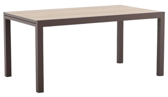 Furniture of America® Monza 7-Piece Gray Aluminum/Textlene Outdoor Dining Table Set-1