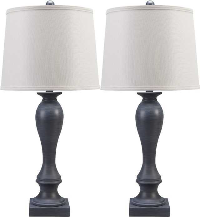Signature Design by Ashley® Samland 2-Piece Gray Blue Table Lamps-0
