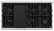ZLINE Autograph Edition 48" Stainless Steel Pro Style Gas Range with Matte Black Accents-4