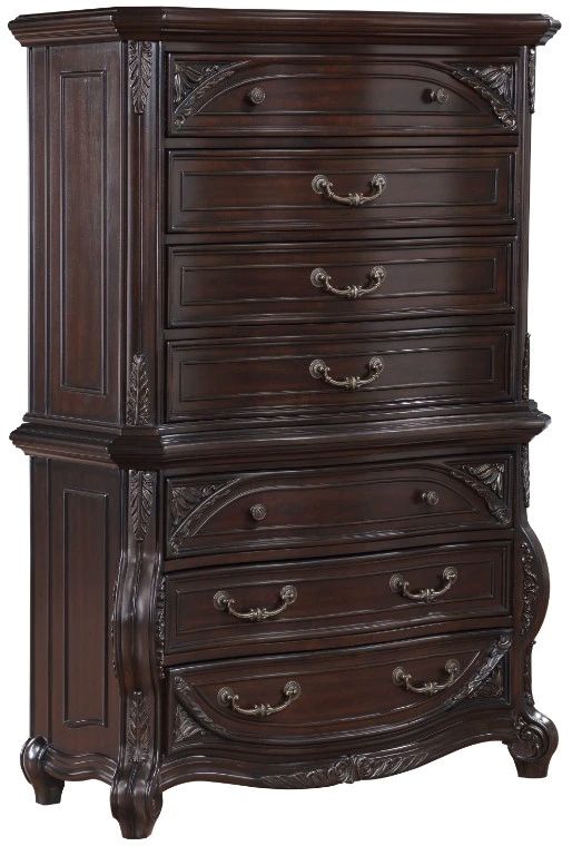 New Classic® Home Furnishings Palazzo Marina Walnut Bachelor Chest-0