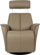 Fjords® Relax Venice Nougat Large Dual Motion Swivel Recliner-3