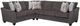 Franklin™ Fairmont 2-Piece Shasta Charcoal Sectional-0