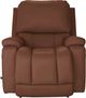 La-Z-Boy® Greyson Caramel Leather Manual Rocking Recliner-2