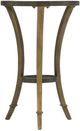 Hooker® Furniture Commerce and Market Martini Glass Top Accent Table with Antique Gold Base-0