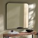 Surya Aranya Matte Black 36" Mirror-4