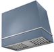 AGA Loge 36" Stone Blue Wall Mounted Range Hood with Polished Chrome Trim-0