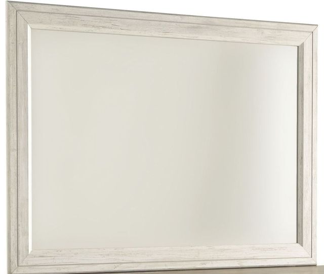 Signature Design by Ashley® Willowton 4-Piece Whitewash King Panel Bed Set-3