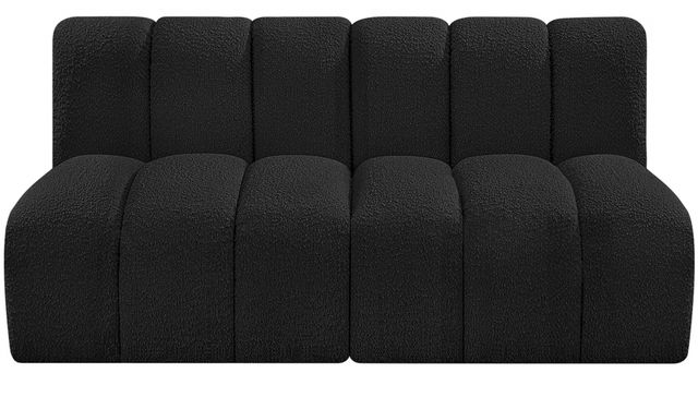 Meridian Furniture Arc 2-Piece Black Sectional-1