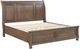 Homelegance® Bethel Antique Brown Eastern King Sleigh Storage Bed-3