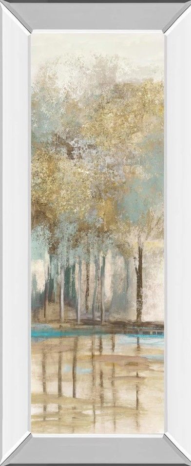 Classy Art Woodlot II by Allison Pearce Mirror Framed Wall Art-1