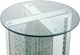 ACME Furniture Nysa Glass Top Round End Table with Mirrored Base-3