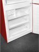 Smeg Portofino 28 in. 18.0 Cu. Ft. Red Bottom Freezer Refrigerator-3