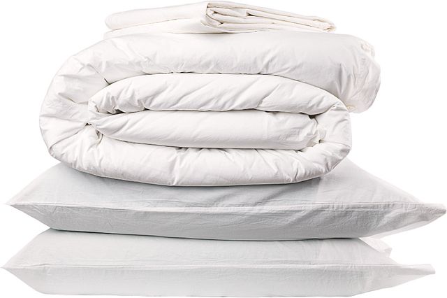 Blu Sleep Linen Paradiso White King Sheet Set-0
