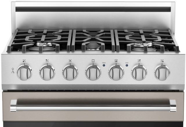 Viking® 3 Series 30" Pacific Grey Pro Style Dual Fuel Liquid Propane Range-1