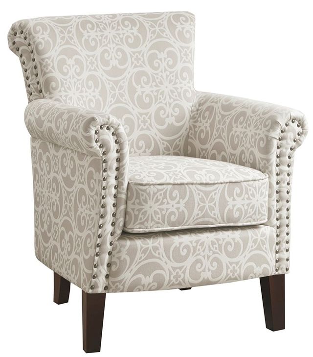 Olliix by Madison Park Natural Brooke Tight Back Club Chair-1