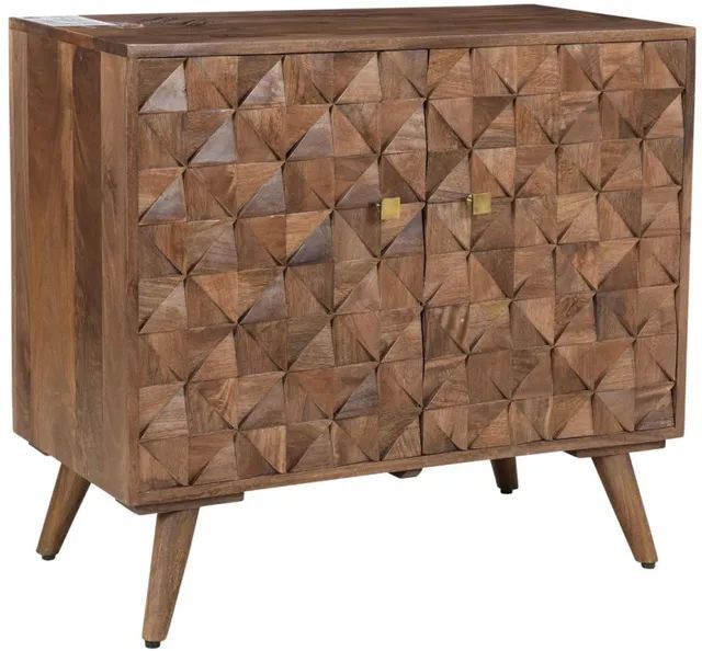 Steve Silver Co. Veneto Matte Walnut Accent Cabinet-0